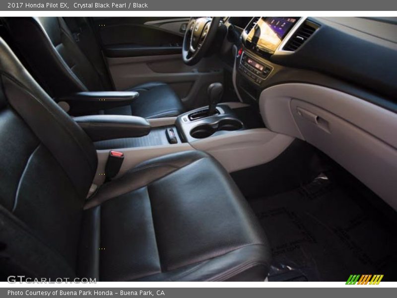 Crystal Black Pearl / Black 2017 Honda Pilot EX