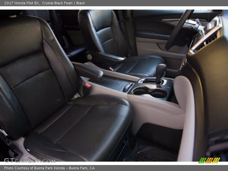 Crystal Black Pearl / Black 2017 Honda Pilot EX