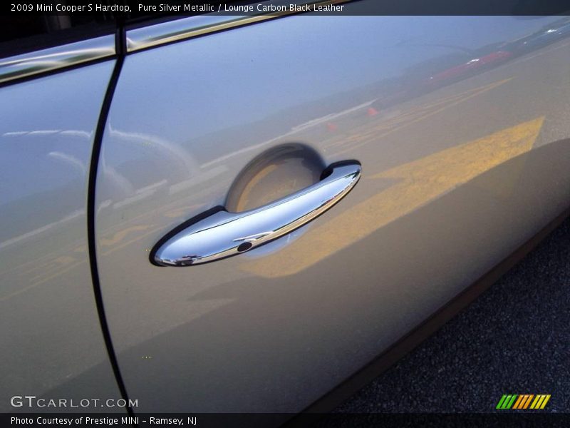 Pure Silver Metallic / Lounge Carbon Black Leather 2009 Mini Cooper S Hardtop