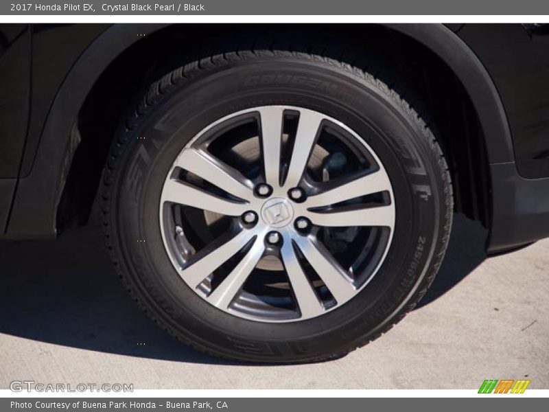 Crystal Black Pearl / Black 2017 Honda Pilot EX