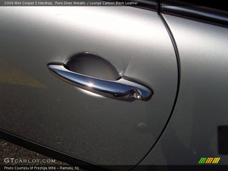 Pure Silver Metallic / Lounge Carbon Black Leather 2009 Mini Cooper S Hardtop