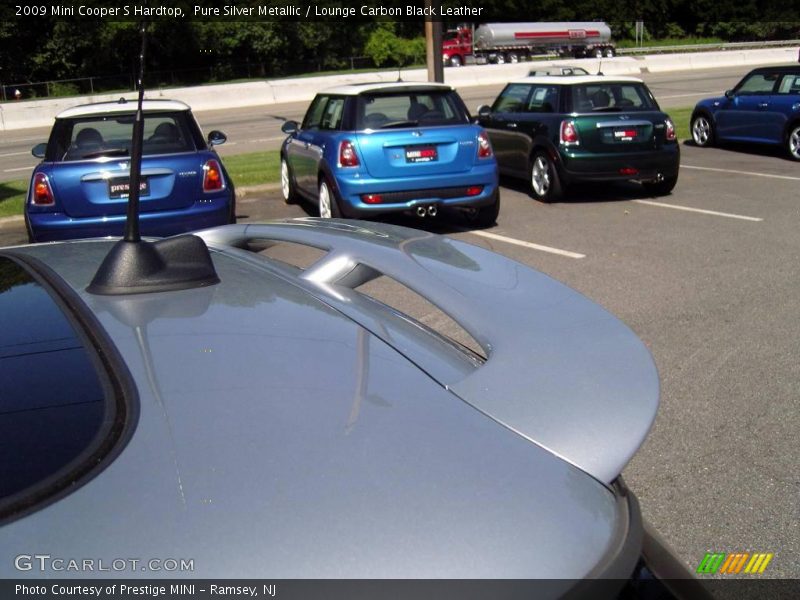 Pure Silver Metallic / Lounge Carbon Black Leather 2009 Mini Cooper S Hardtop