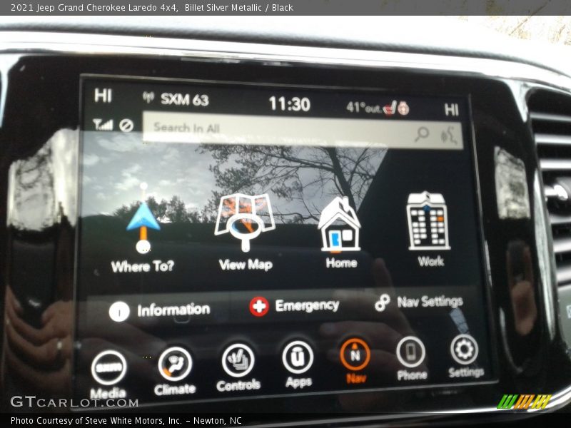Billet Silver Metallic / Black 2021 Jeep Grand Cherokee Laredo 4x4