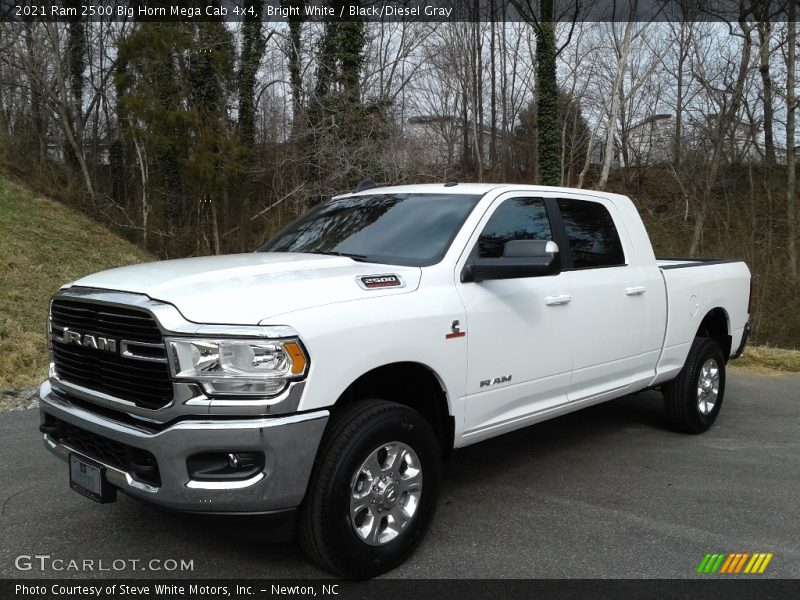 Front 3/4 View of 2021 2500 Big Horn Mega Cab 4x4