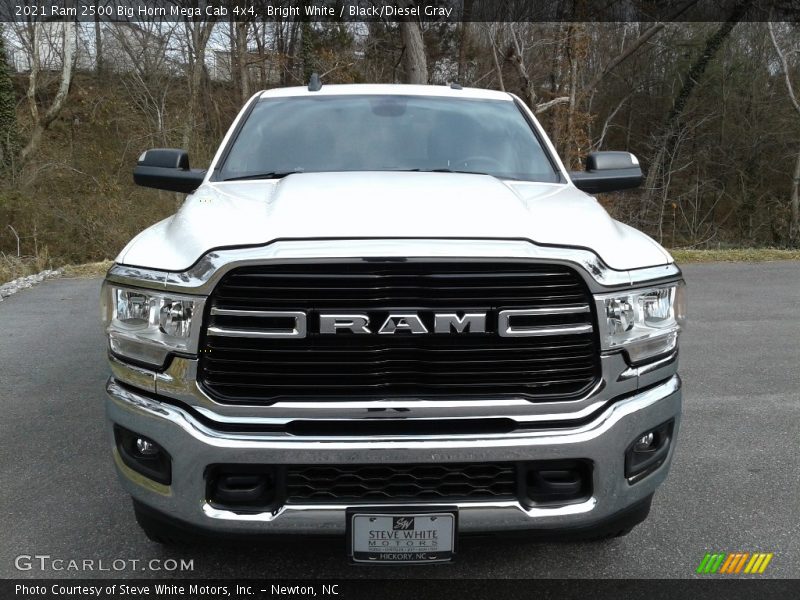 Bright White / Black/Diesel Gray 2021 Ram 2500 Big Horn Mega Cab 4x4
