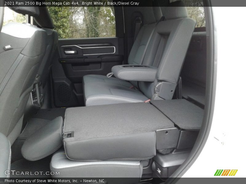 Rear Seat of 2021 2500 Big Horn Mega Cab 4x4