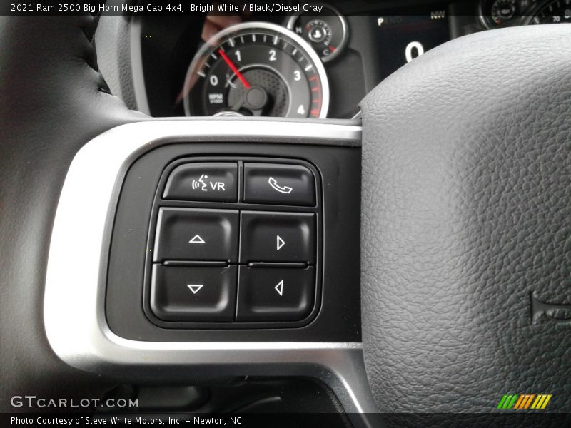  2021 2500 Big Horn Mega Cab 4x4 Steering Wheel