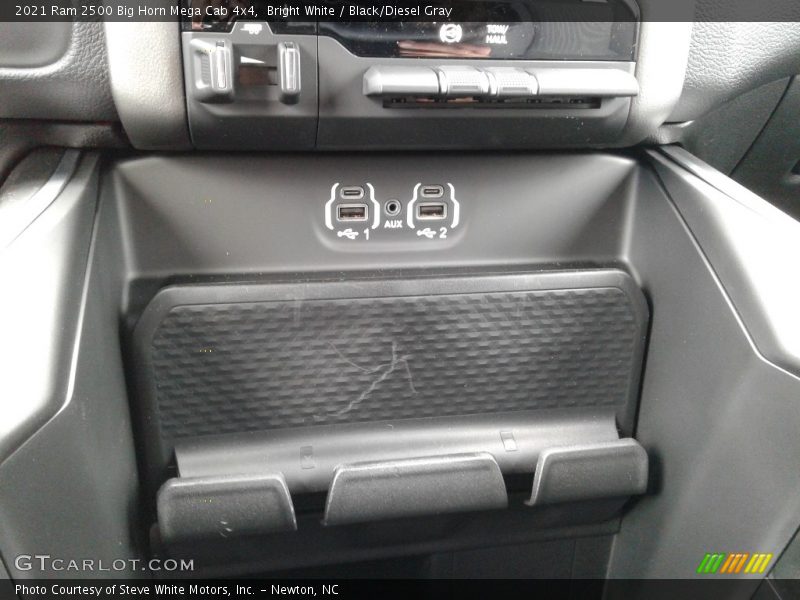 Bright White / Black/Diesel Gray 2021 Ram 2500 Big Horn Mega Cab 4x4