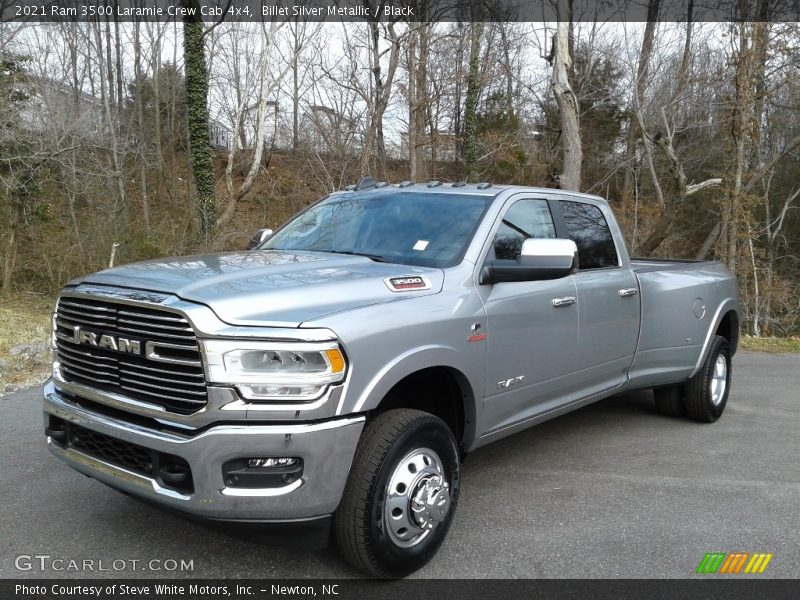 Billet Silver Metallic / Black 2021 Ram 3500 Laramie Crew Cab 4x4