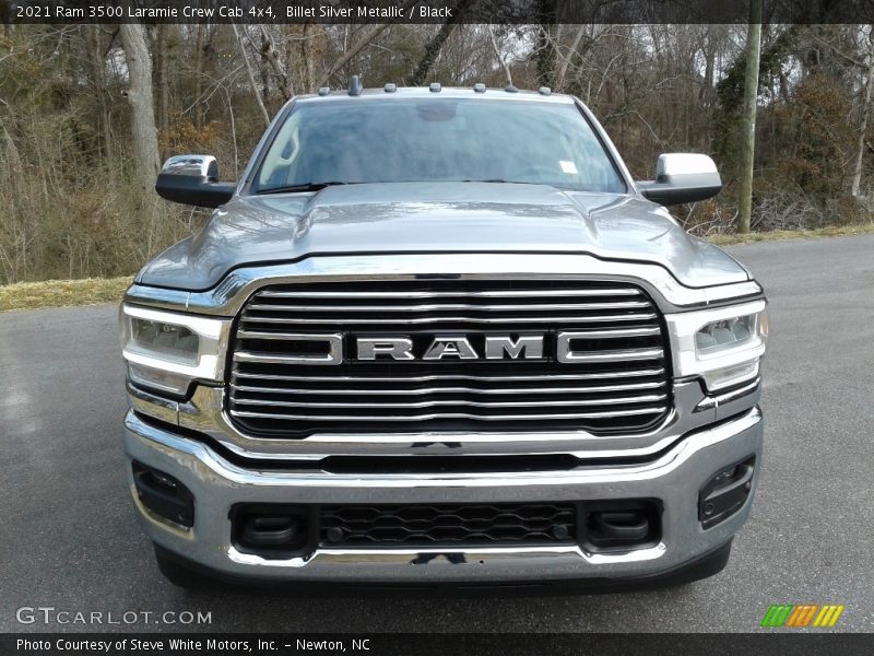 Billet Silver Metallic / Black 2021 Ram 3500 Laramie Crew Cab 4x4