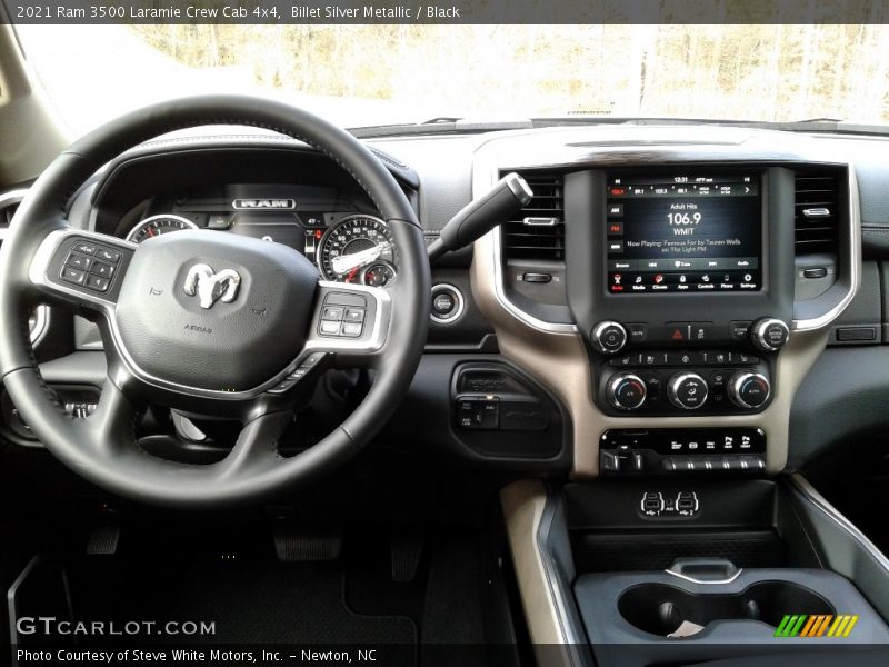 Billet Silver Metallic / Black 2021 Ram 3500 Laramie Crew Cab 4x4
