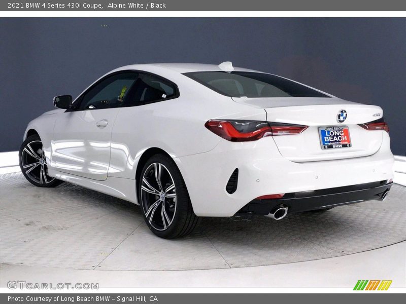 Alpine White / Black 2021 BMW 4 Series 430i Coupe