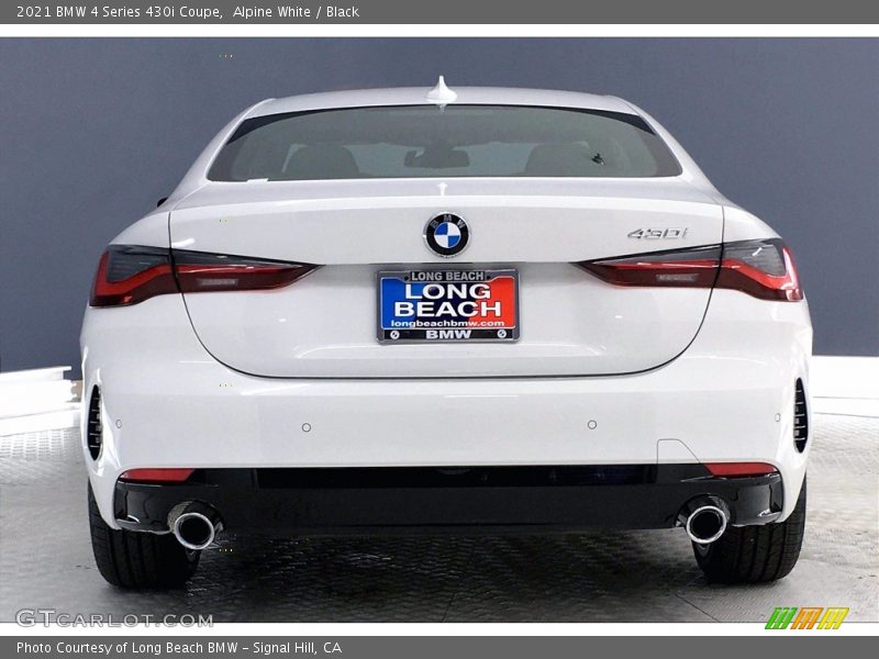 Alpine White / Black 2021 BMW 4 Series 430i Coupe