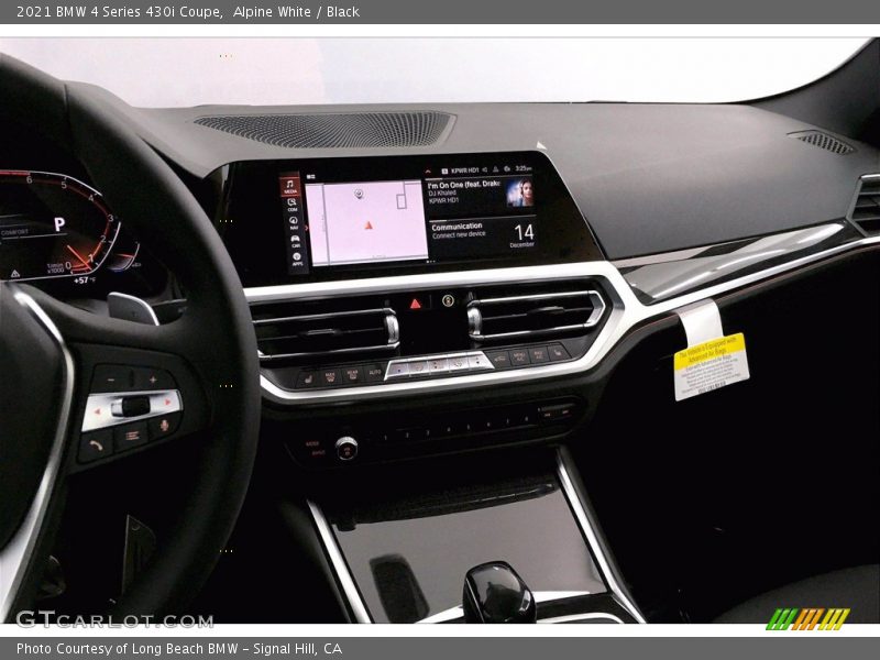 Alpine White / Black 2021 BMW 4 Series 430i Coupe