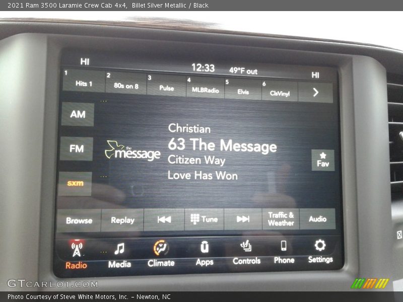 Billet Silver Metallic / Black 2021 Ram 3500 Laramie Crew Cab 4x4