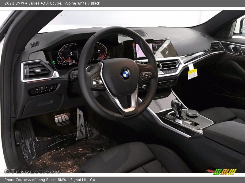 Alpine White / Black 2021 BMW 4 Series 430i Coupe