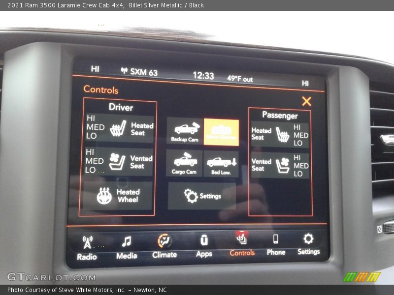 Billet Silver Metallic / Black 2021 Ram 3500 Laramie Crew Cab 4x4