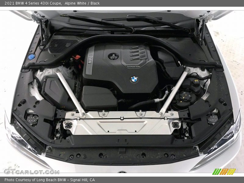 Alpine White / Black 2021 BMW 4 Series 430i Coupe