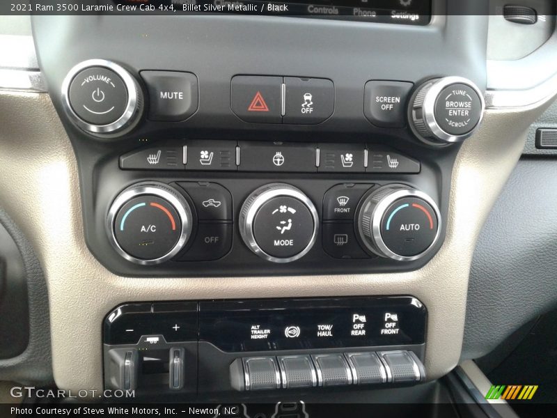 Billet Silver Metallic / Black 2021 Ram 3500 Laramie Crew Cab 4x4