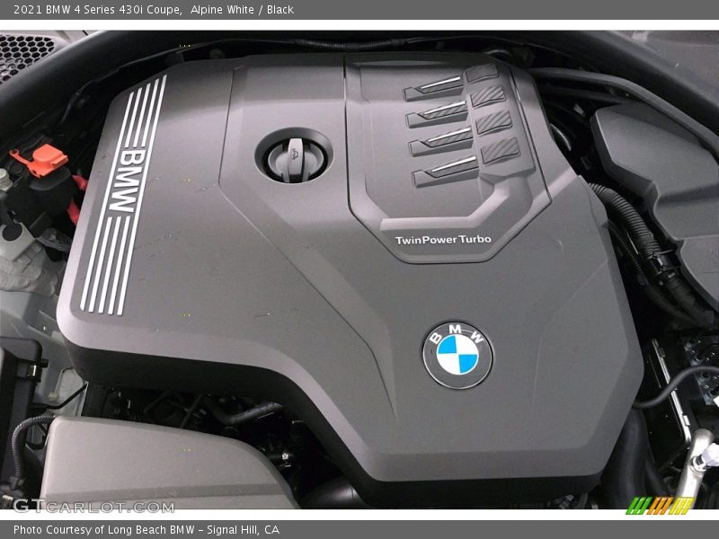 Alpine White / Black 2021 BMW 4 Series 430i Coupe