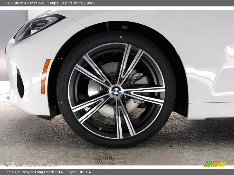 Alpine White / Black 2021 BMW 4 Series 430i Coupe