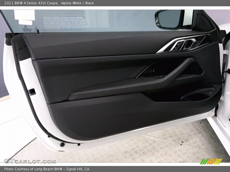 Alpine White / Black 2021 BMW 4 Series 430i Coupe