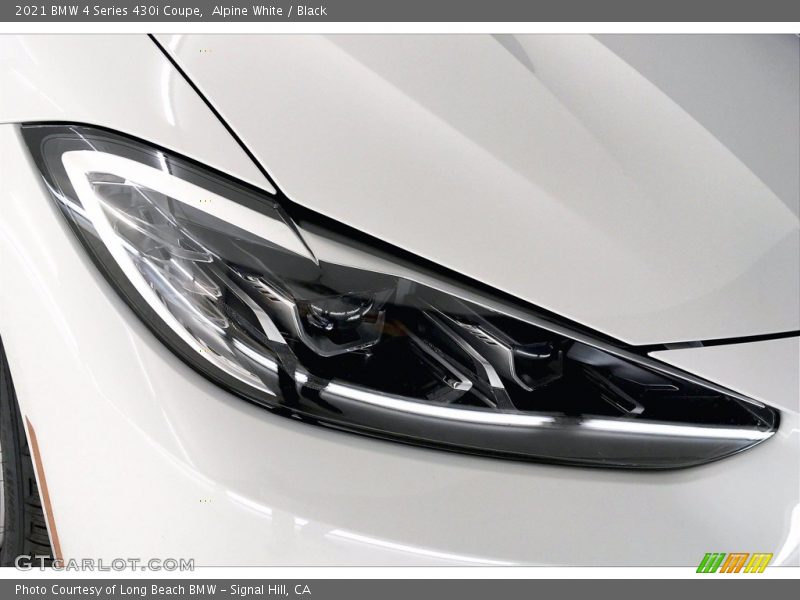 Alpine White / Black 2021 BMW 4 Series 430i Coupe