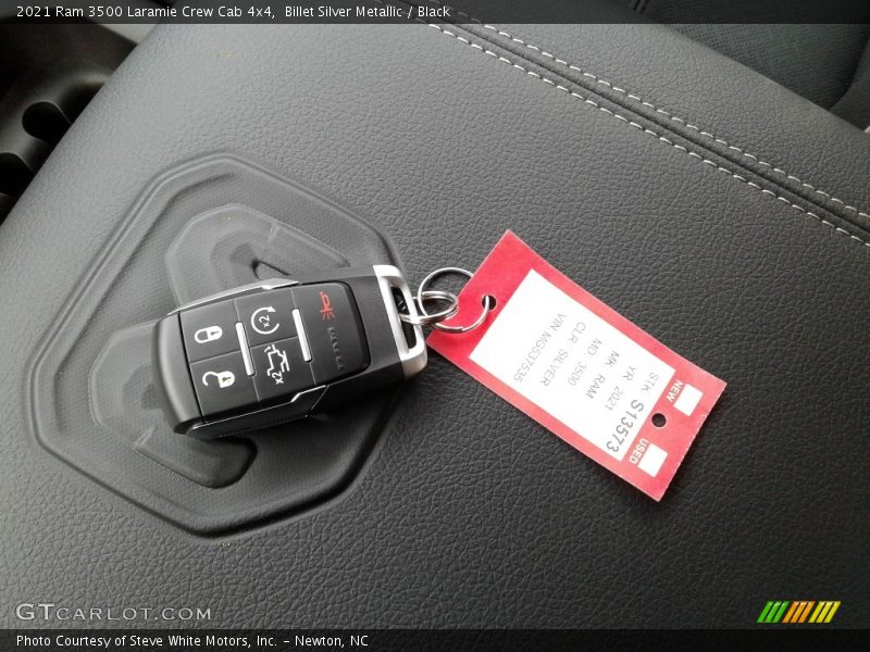 Billet Silver Metallic / Black 2021 Ram 3500 Laramie Crew Cab 4x4