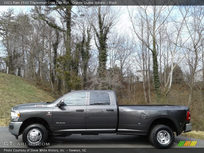 Granite Crystal Metallic / Black 2021 Ram 3500 Tradesman Crew Cab 4x4