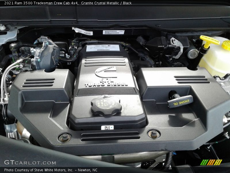 Granite Crystal Metallic / Black 2021 Ram 3500 Tradesman Crew Cab 4x4