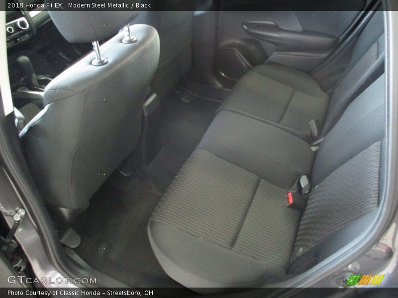 Modern Steel Metallic / Black 2018 Honda Fit EX