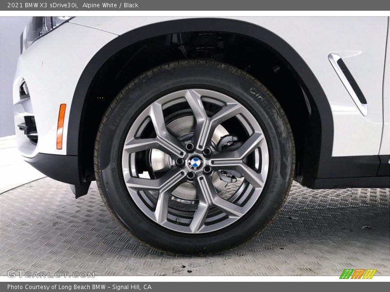 Alpine White / Black 2021 BMW X3 sDrive30i