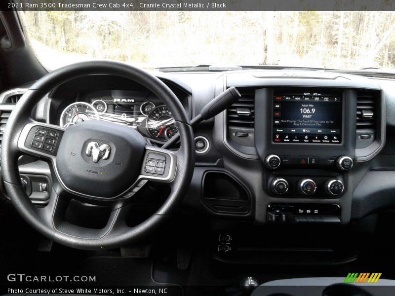 Granite Crystal Metallic / Black 2021 Ram 3500 Tradesman Crew Cab 4x4