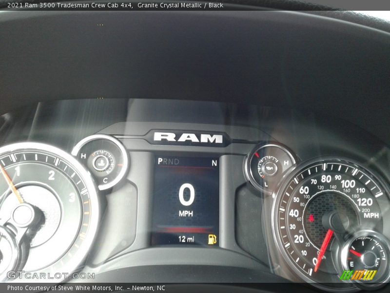 Granite Crystal Metallic / Black 2021 Ram 3500 Tradesman Crew Cab 4x4