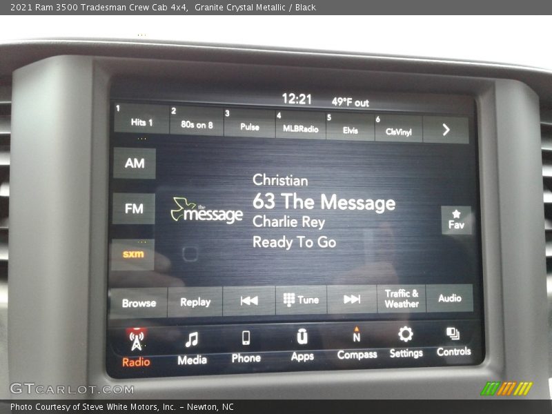 Granite Crystal Metallic / Black 2021 Ram 3500 Tradesman Crew Cab 4x4