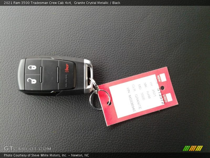 Granite Crystal Metallic / Black 2021 Ram 3500 Tradesman Crew Cab 4x4