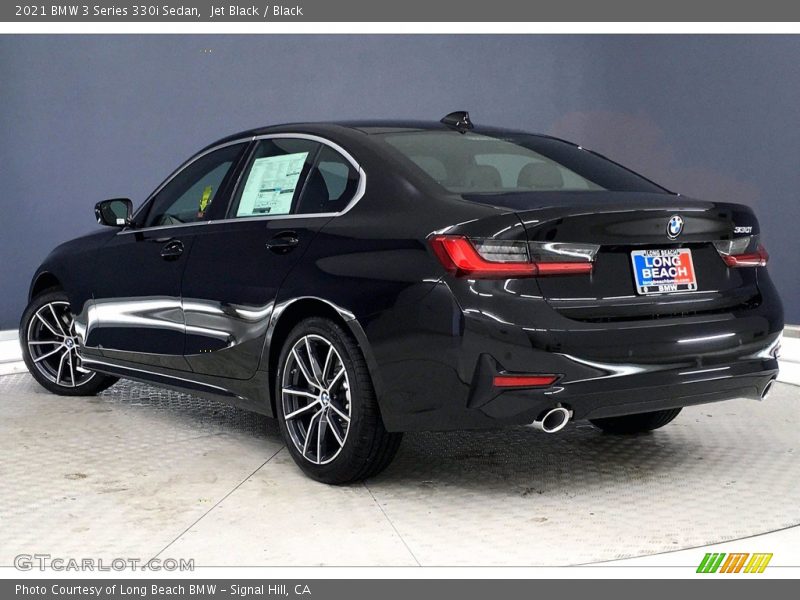 Jet Black / Black 2021 BMW 3 Series 330i Sedan