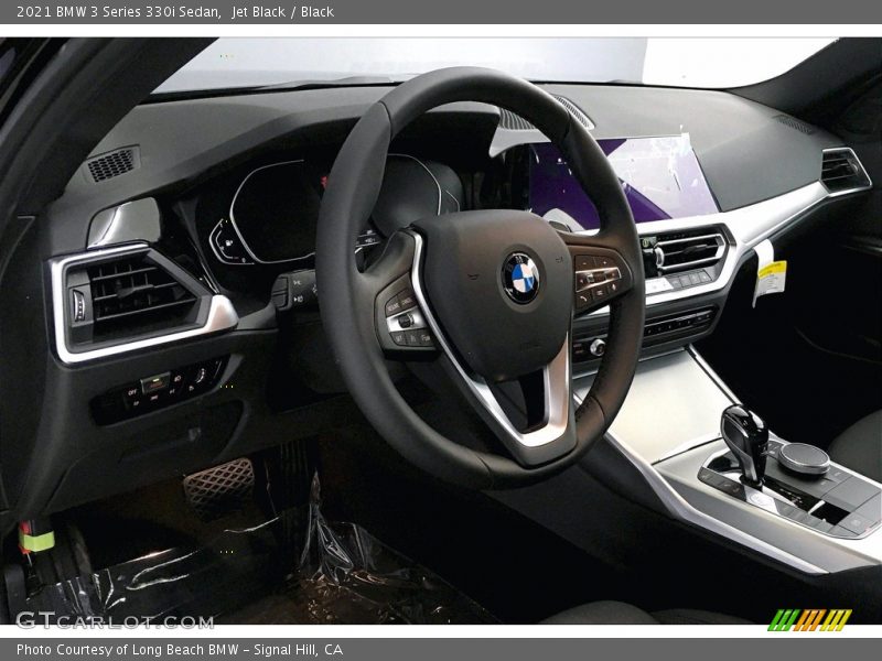 Jet Black / Black 2021 BMW 3 Series 330i Sedan