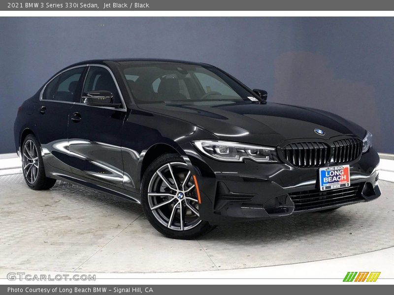 Jet Black / Black 2021 BMW 3 Series 330i Sedan