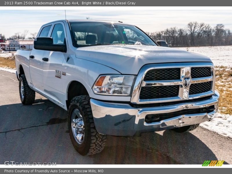 Bright White / Black/Diesel Gray 2013 Ram 2500 Tradesman Crew Cab 4x4