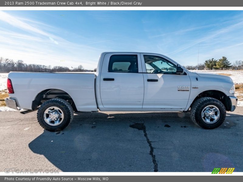 Bright White / Black/Diesel Gray 2013 Ram 2500 Tradesman Crew Cab 4x4
