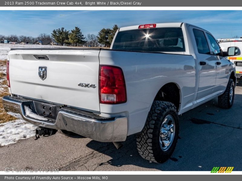 Bright White / Black/Diesel Gray 2013 Ram 2500 Tradesman Crew Cab 4x4