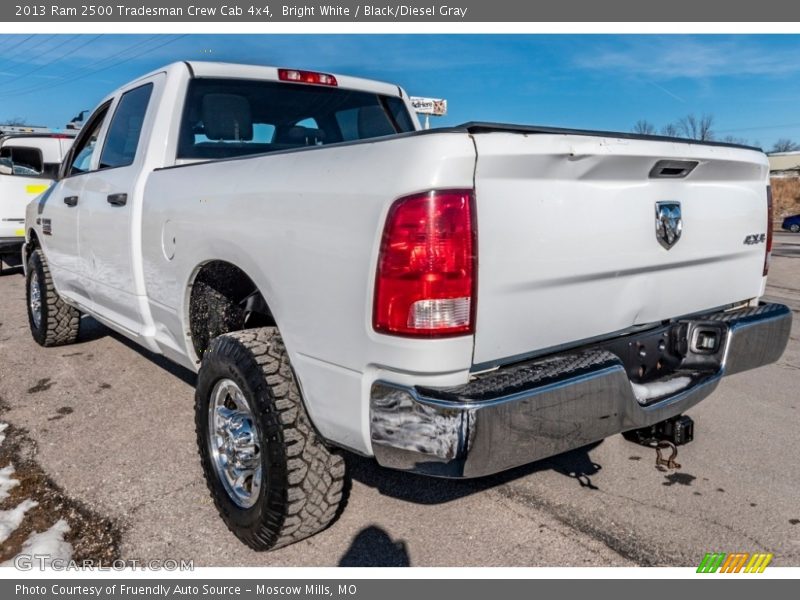 Bright White / Black/Diesel Gray 2013 Ram 2500 Tradesman Crew Cab 4x4