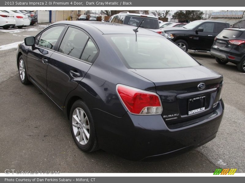 Dark Gray Metallic / Black 2013 Subaru Impreza 2.0i Premium 4 Door