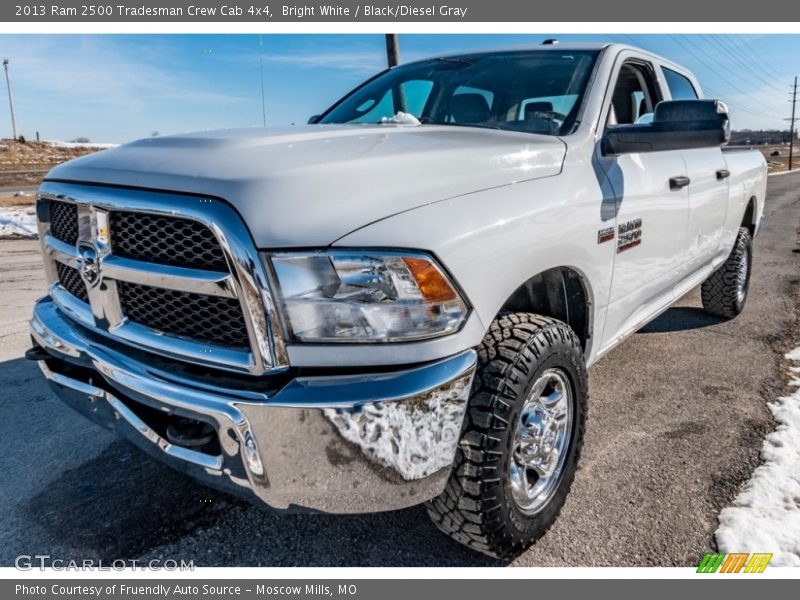 Bright White / Black/Diesel Gray 2013 Ram 2500 Tradesman Crew Cab 4x4