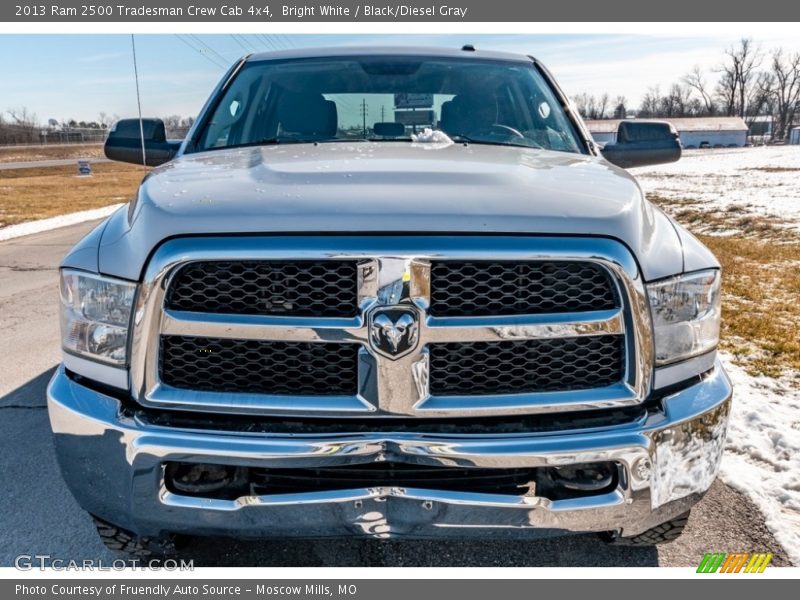 Bright White / Black/Diesel Gray 2013 Ram 2500 Tradesman Crew Cab 4x4