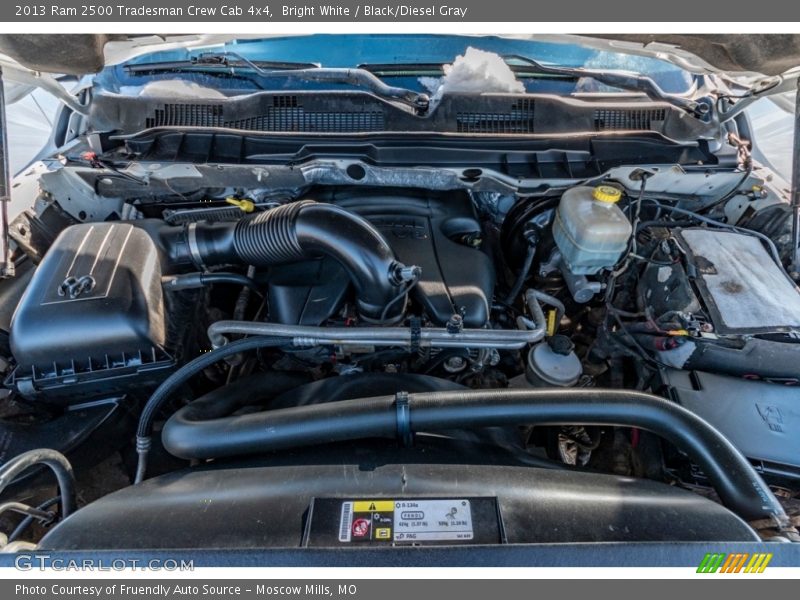 Bright White / Black/Diesel Gray 2013 Ram 2500 Tradesman Crew Cab 4x4