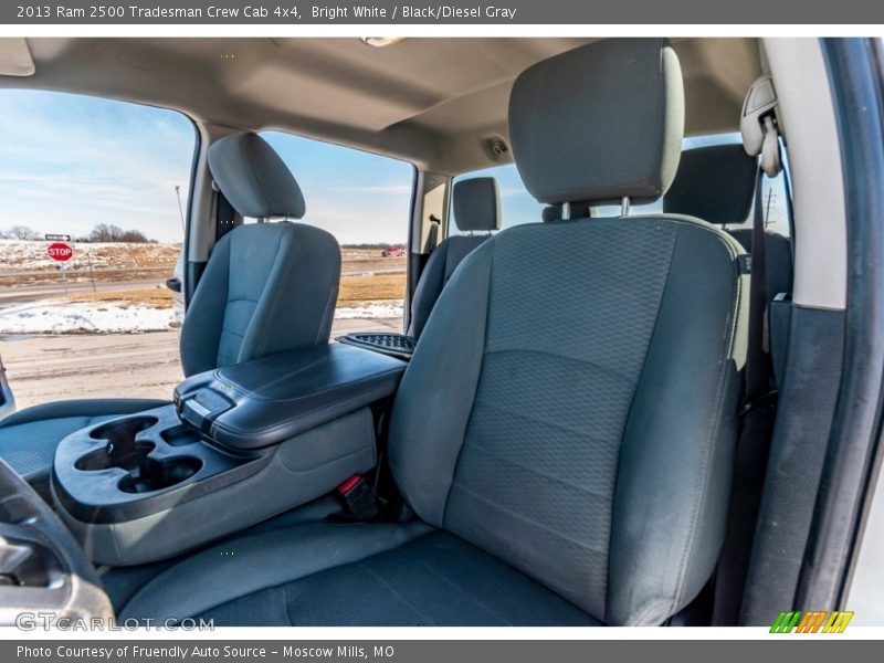 Bright White / Black/Diesel Gray 2013 Ram 2500 Tradesman Crew Cab 4x4
