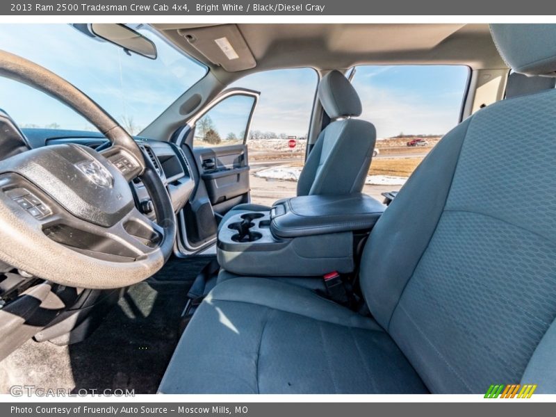Bright White / Black/Diesel Gray 2013 Ram 2500 Tradesman Crew Cab 4x4