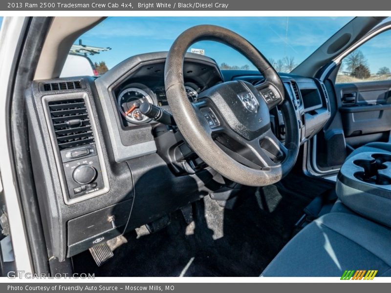 Bright White / Black/Diesel Gray 2013 Ram 2500 Tradesman Crew Cab 4x4